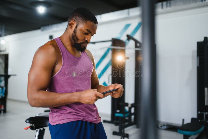 722 African Man Resting Workout Stock Photos Free & RoyaltyFree