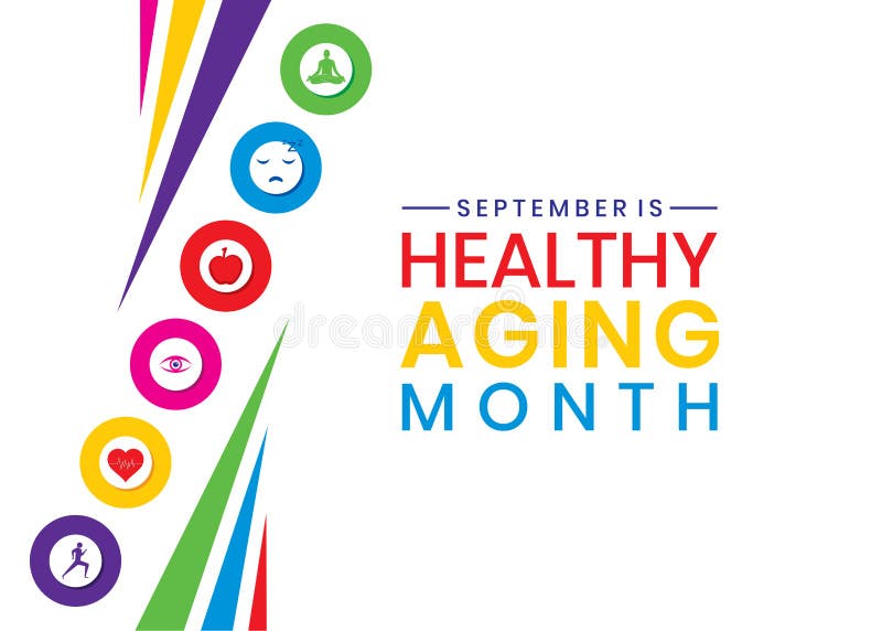 Healthy Aging Month Stock Vector Illustration Of Month 251998124