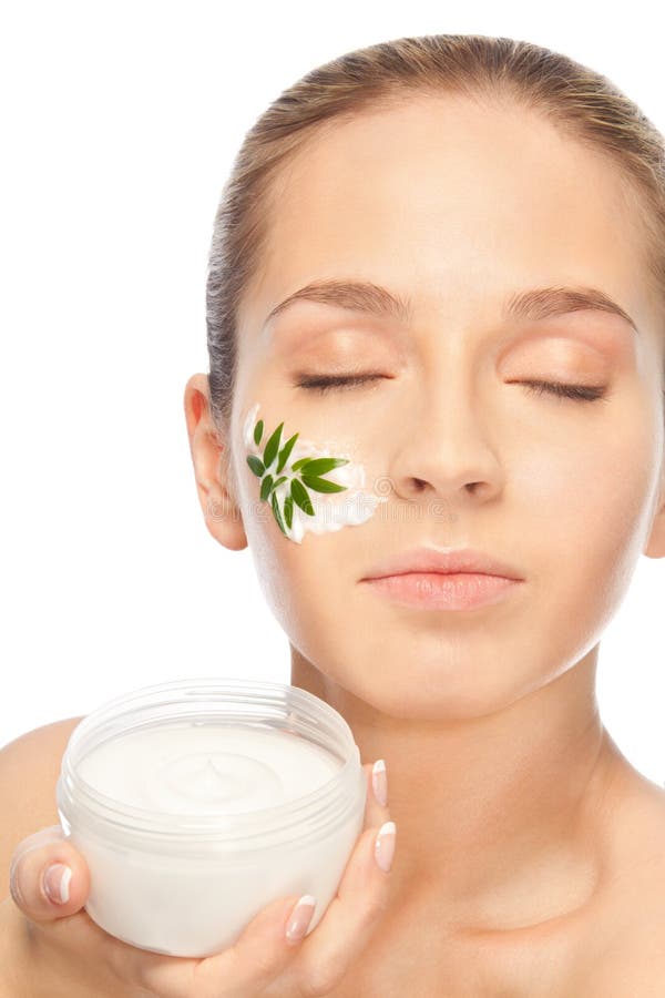 Healthy beauty cosmetics stock photos