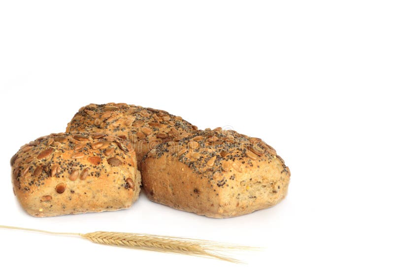Healthy Bread Rolls stock photo. Image of linseed, foodstuff 8430148
