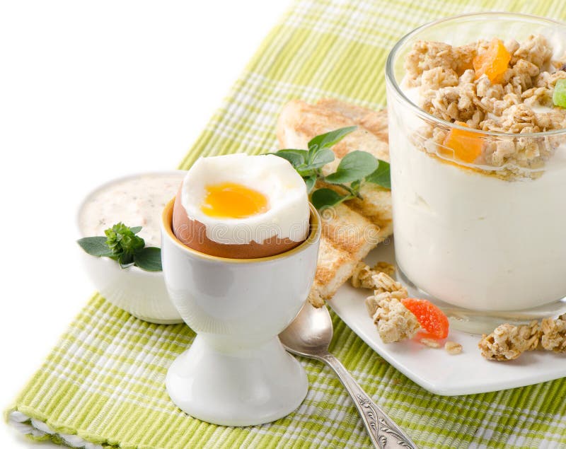 Healthy breakfast stock image. Image of yellow, isolated - 27333067