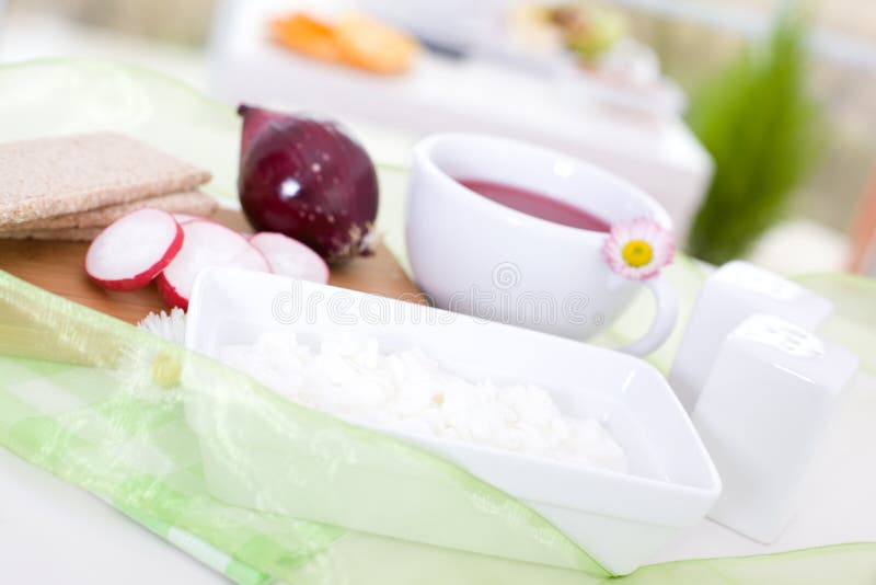 Healthy breakfast royalty free stock image