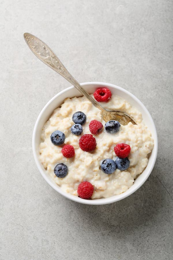 Healthy Breakfast Bowl with Berry Stock Image Image of white, nutrient 84332993