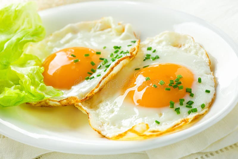 Healthy Breakfast with Fried Eggs Stock Image Image of diet, comfort