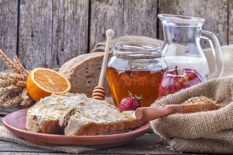 Healthy breakfast stock photo. Image of homemade, apple - 44591450
