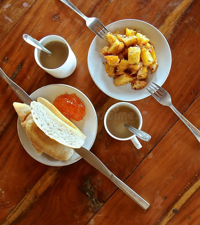 Healthy Breakfast in the Hotel. Stock Photo Image of colorfull
