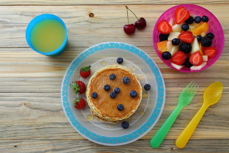 Healthy breakfast with pancake stock images Healthy breakfast with pancake stock images