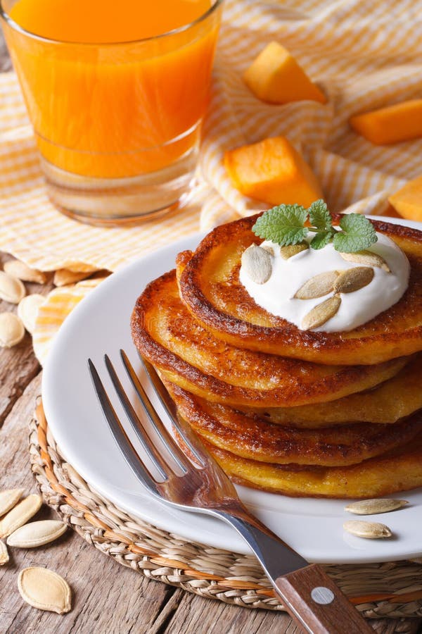 Breakfast Pumpkin Cake stock photo. Image of breakfast 79765368