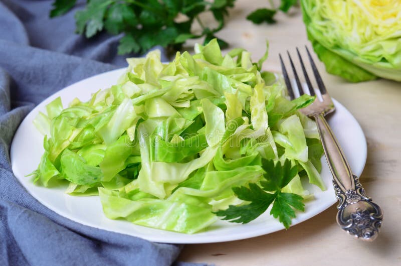 Healthy Cabbage Salad stock image. Image of green, healthy 114640943
