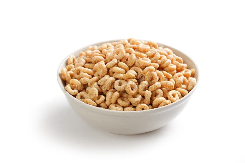 Healthy cereal rings stock image