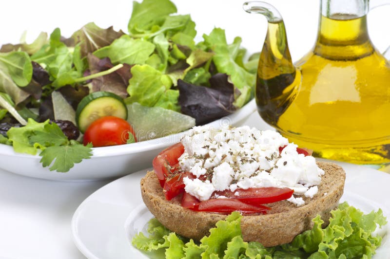 Healthy cretan food