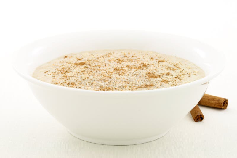 Healthy and delicious oatmeal royalty free stock photo