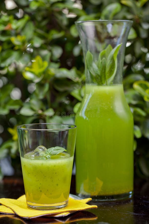 Parsley vegetable drink stock image. Image of herbal 55558169
