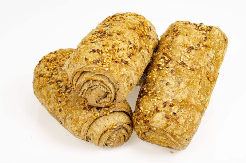 Healthy Eating. Whole Grain Flaxseed Bread Stock Photo Image of food