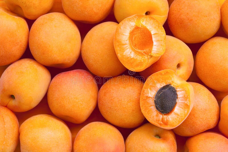 Healthy food, background. Apricot