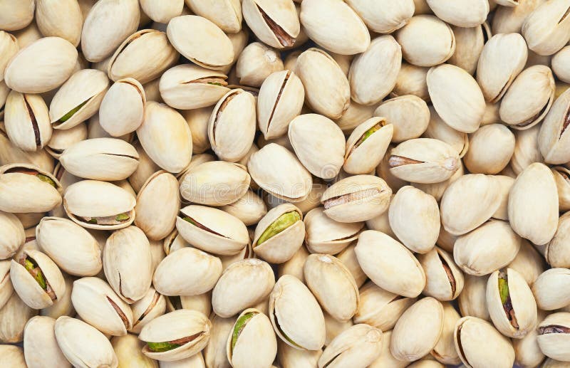 Healthy food, background. Pistachios