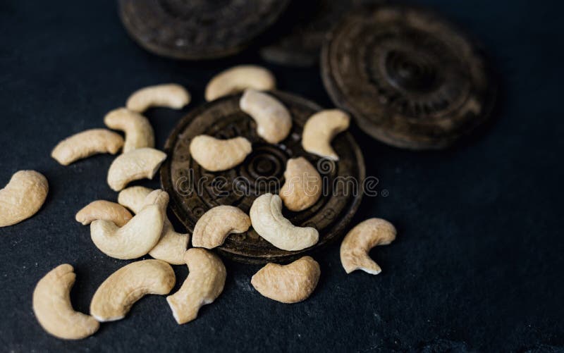 Healthy food cashew nuts stock image. Image of organic 241374853