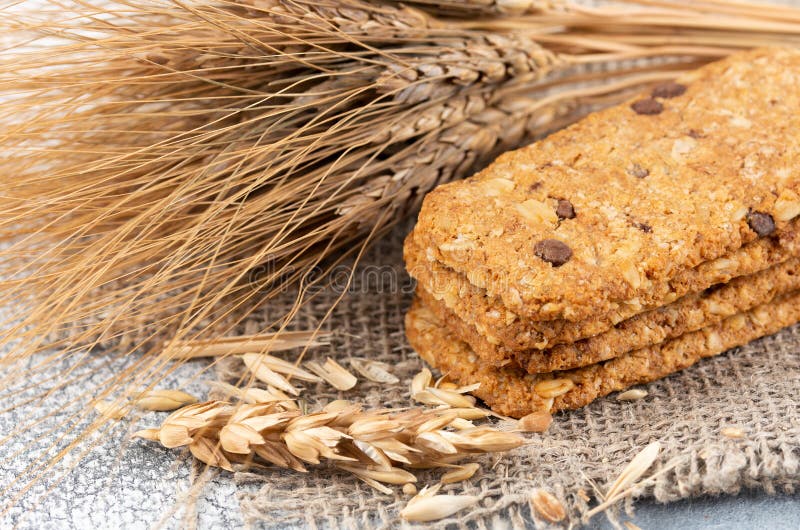 Healthy Food Concept Cereal Biscuits with Ears Stock Photo Image of