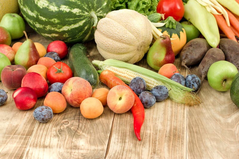 Healthy food, healthy eating fresh organic fruit and vegetable