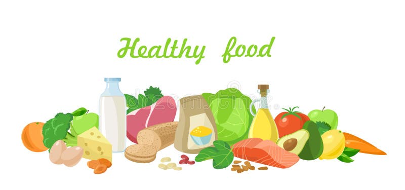 Healthy Food Vector Stock Vector Illustration Of Cooking 70997975