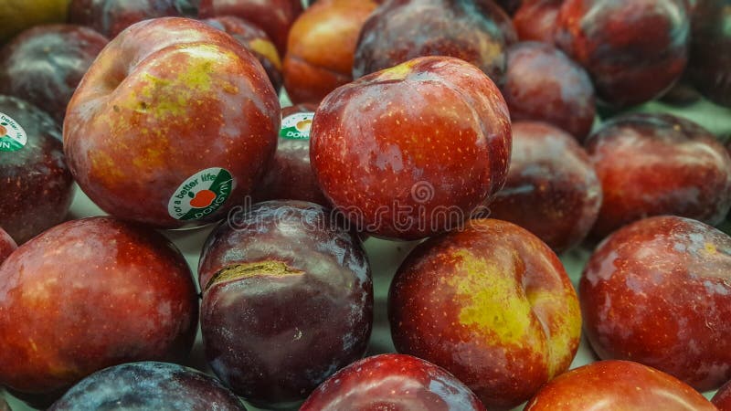 Fresh plums