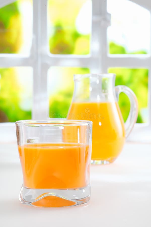 Freshly Squeezed Orange Juice Stock Image - Image of closeup, colourful
