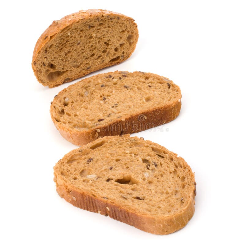 Healthy grain bread stock image. Image of baguette, isolate 18681637