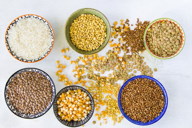 Healthy Grains, Full of Vitamins Stock Image Image of isolated, seeds