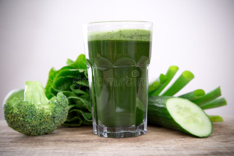 Healthy green juice stock photo. Image of food, vegetarian 33677132