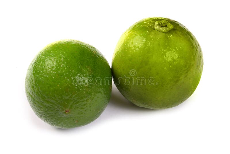 Healthy green lime fruit