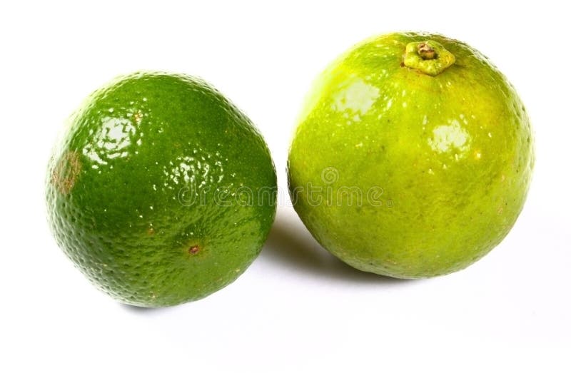 Healthy green lime fruit