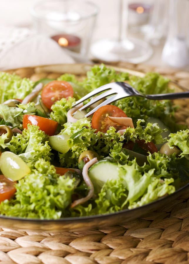 Healthy Green Salad Picture. Image 13579255