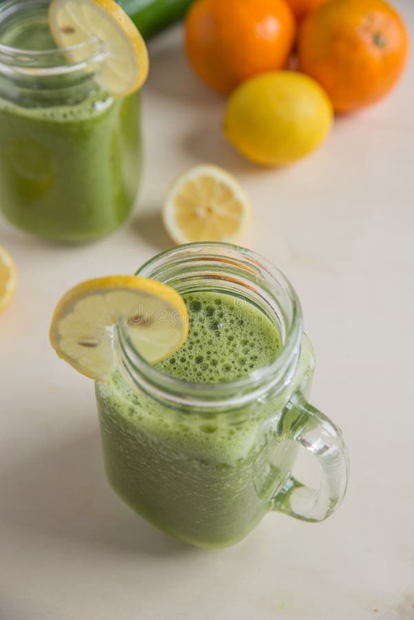 Healthy green smoothie stock image. Image of honey, green 92172029