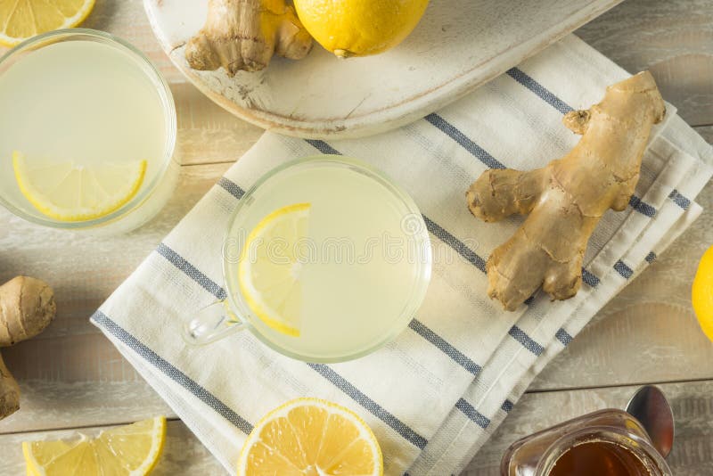 Healthy Homemade Lemon Ginger Tea