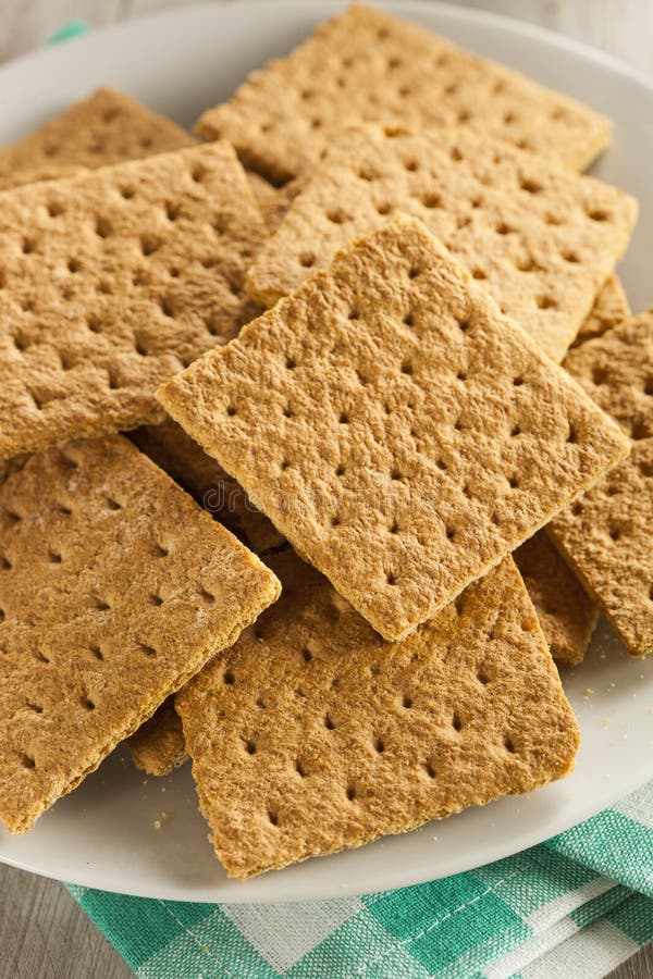 Healthy Honey Graham Crackers Stock Photo - Image of delicious ...