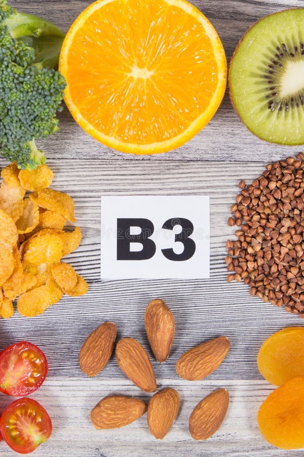 Healthy Ingredients Containing Vitamin B3 and Minerals. Nutritious