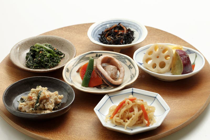 Healthy Japanese Side Dishes Stock Photo Image of popular, carrot