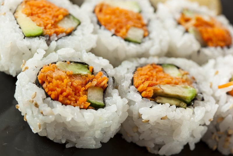 Healthy Japanese Vegetable Maki Sushi Roll Stock Photo Image of sashimi, asian 37821468