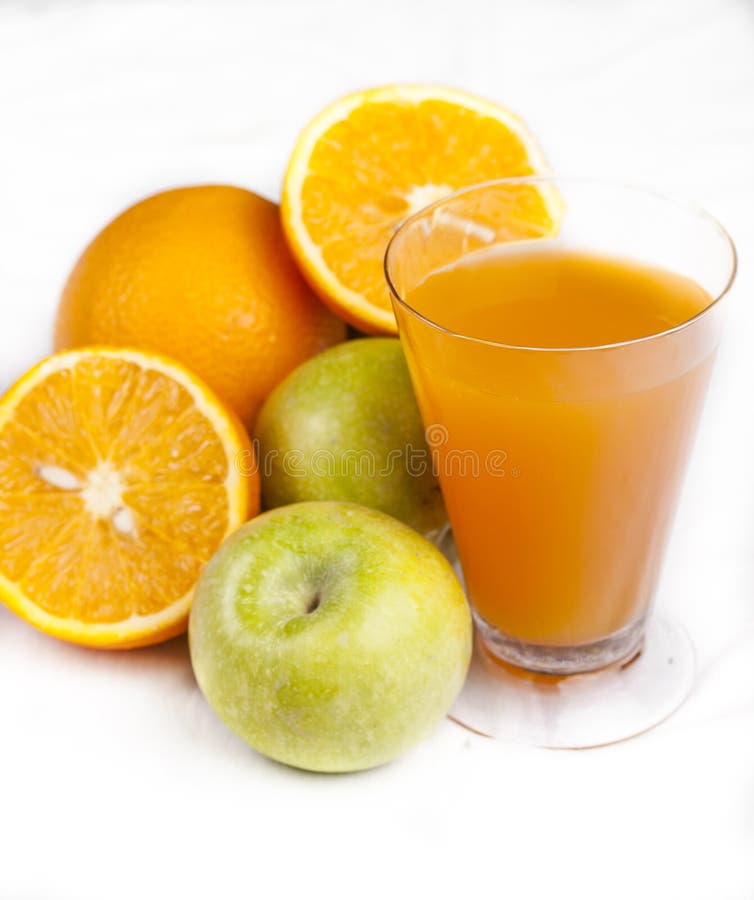 Healthy Juice from Apple and Orange Stock Image Image of refreshment