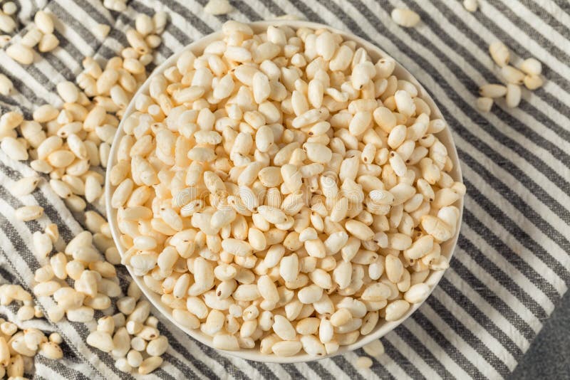 Healthy Korean Crispy Rice Snack Stock Image Image of dessert