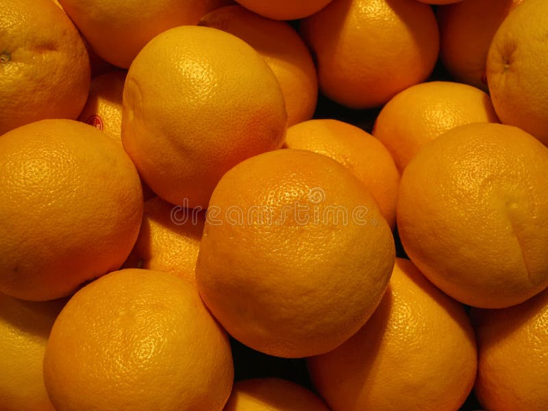 Healthy Lot of Nutritional and Healthy Sweet Oranges with Plenty of