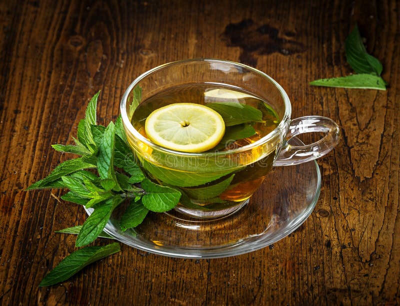 Herbal mint tea stock image. Image of ingredient, fresh 33571805