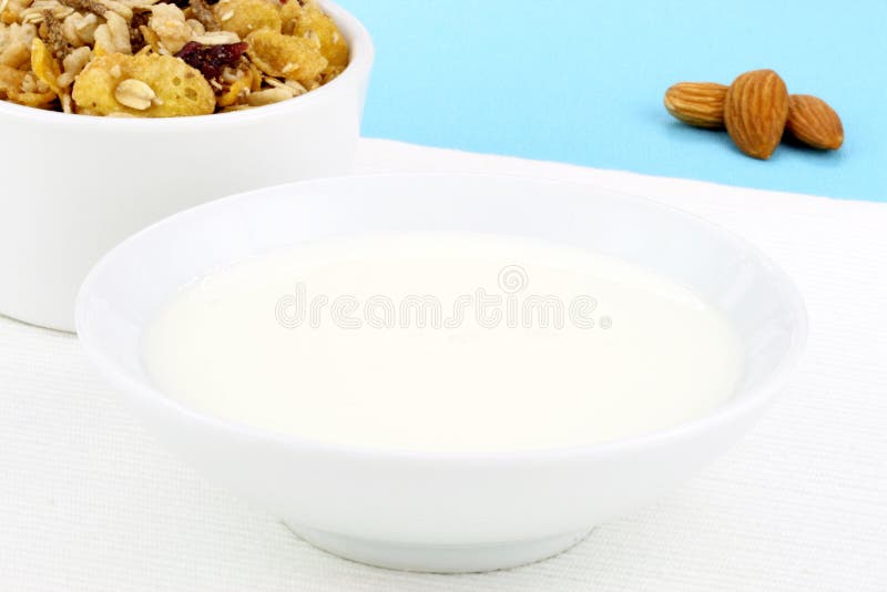 Healthy muesli breakfast stock photo. Image of fiber 19471924