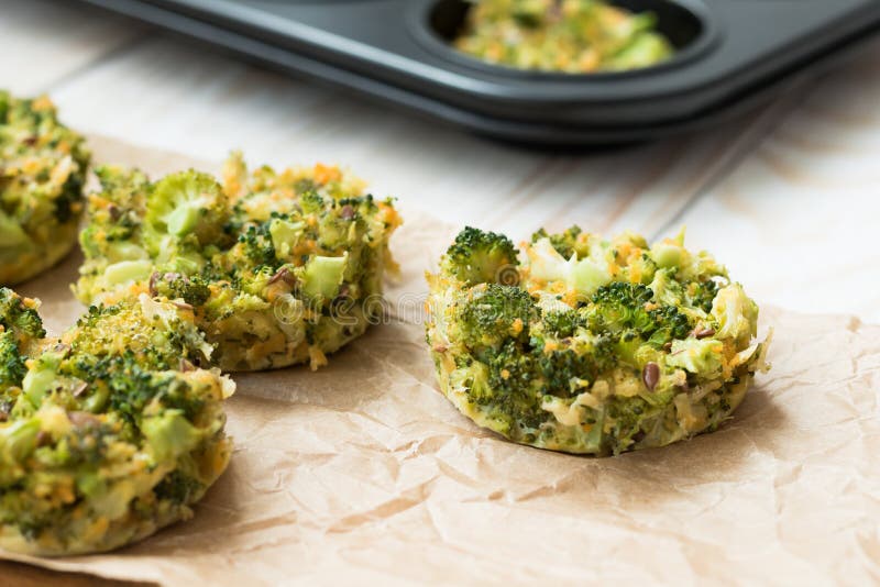Healthy Muffins for Lunch Broccoli with Egg Stock Image Image of prepared, dish 78323375