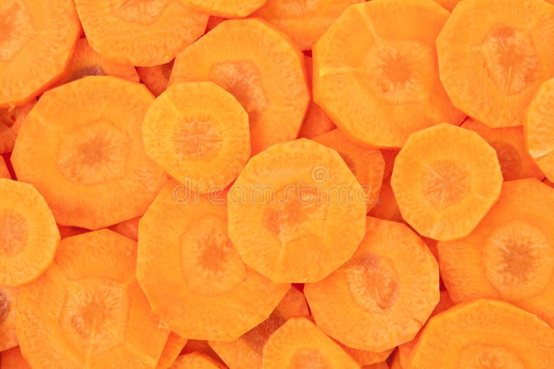 Healthy natural food, background. Carrots slices.