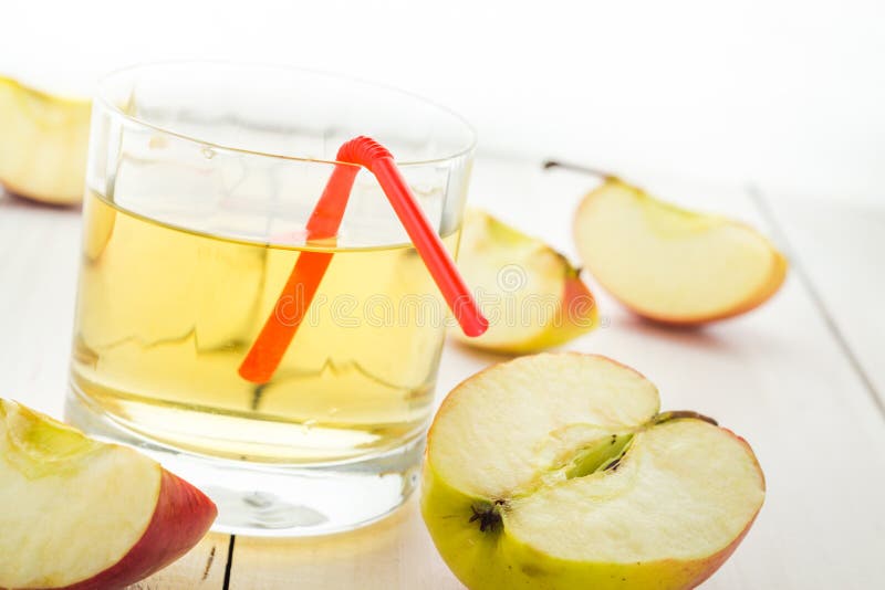 Healthy Nutrition Juice Fresh Apples Stock Image Image of snack