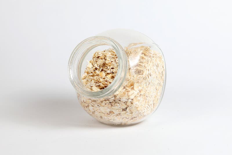 Healthy Oatmeal Cereal stock photo. Image of brown, organic 85937090