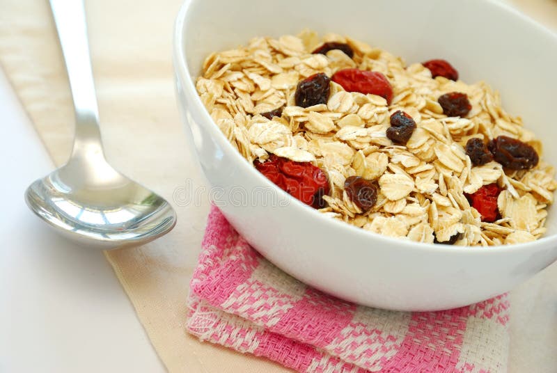 Healthy Oatmeal Breakfast stock image. Image of morning 1086449