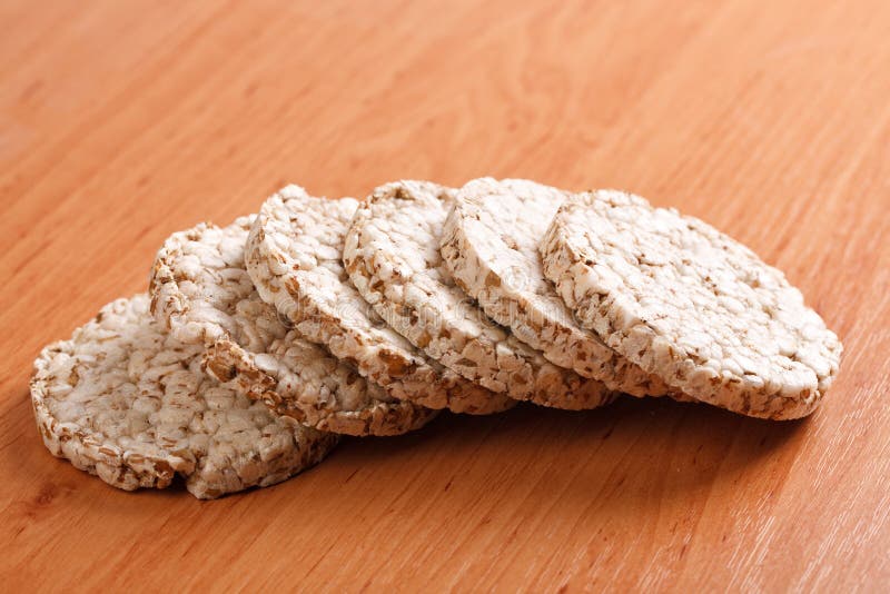 Healthy Puffed Corn Galettes Stock Image Image of nutrition, produce