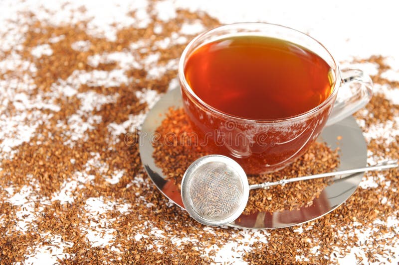 Healthy Red Bush Tea from South Africa Stock Photo Image of